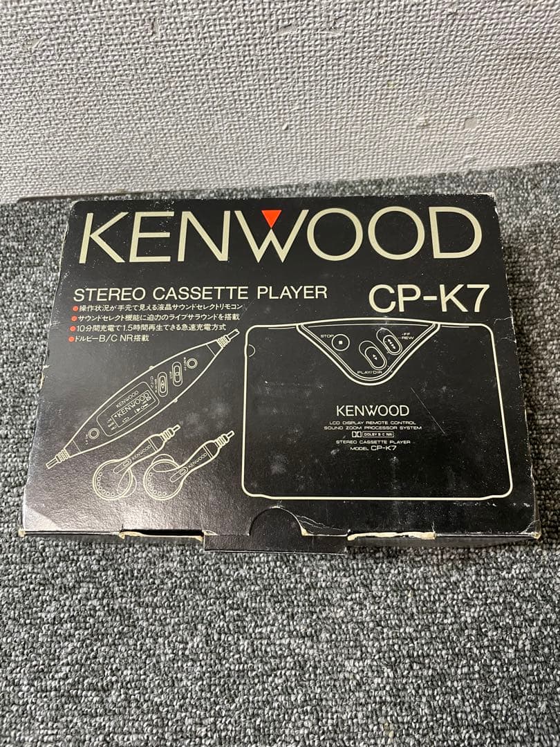 KENWOOD カセットプレイヤー　CP-K7
