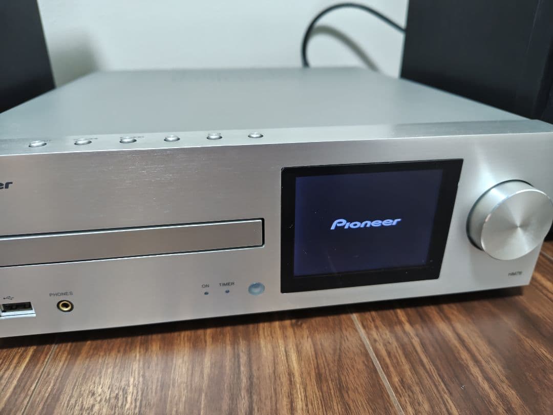 Pioneer ミニコンポ シルバー HM76
