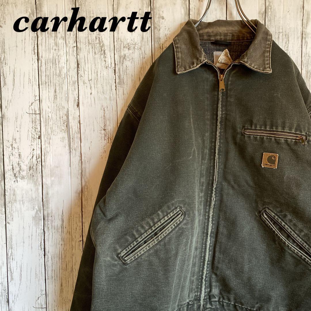 【。】カーハート デトロイトジャケット J97 MOS モスグリーン XL