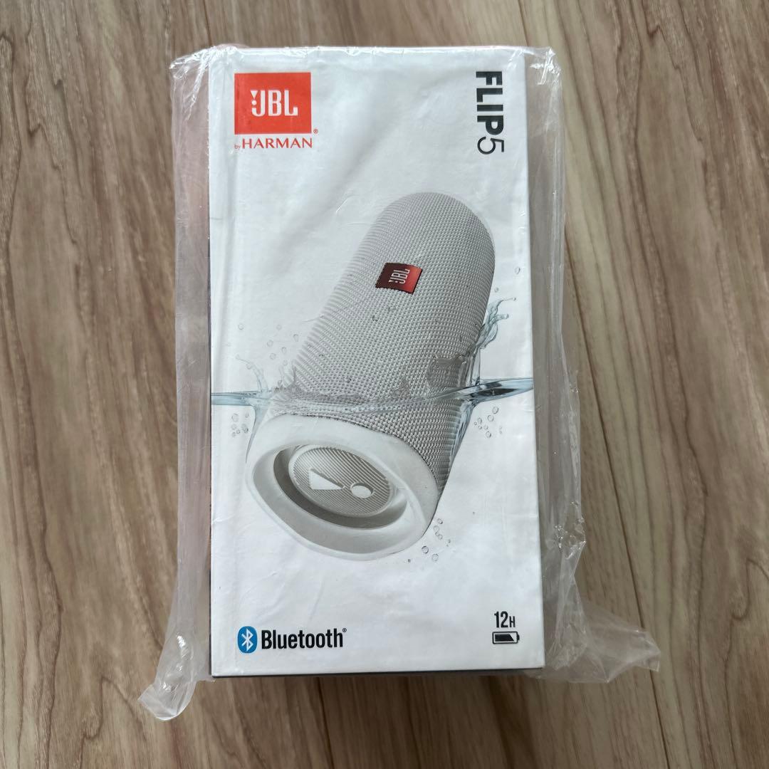 JBL FLIP5 ホワイト Bluetoothスピーカー 新品未使用