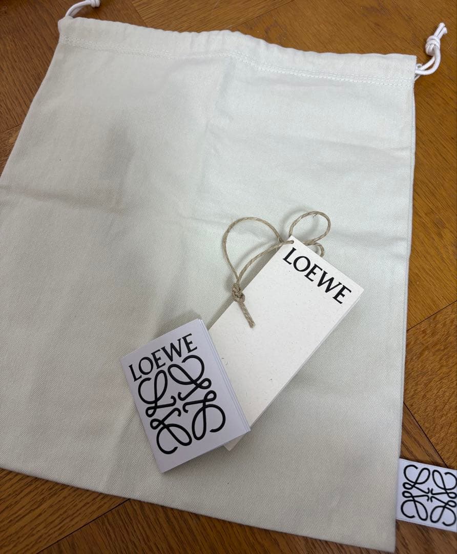 LOEWE かごバッグ ベージュ　フォントトートミニ‼️