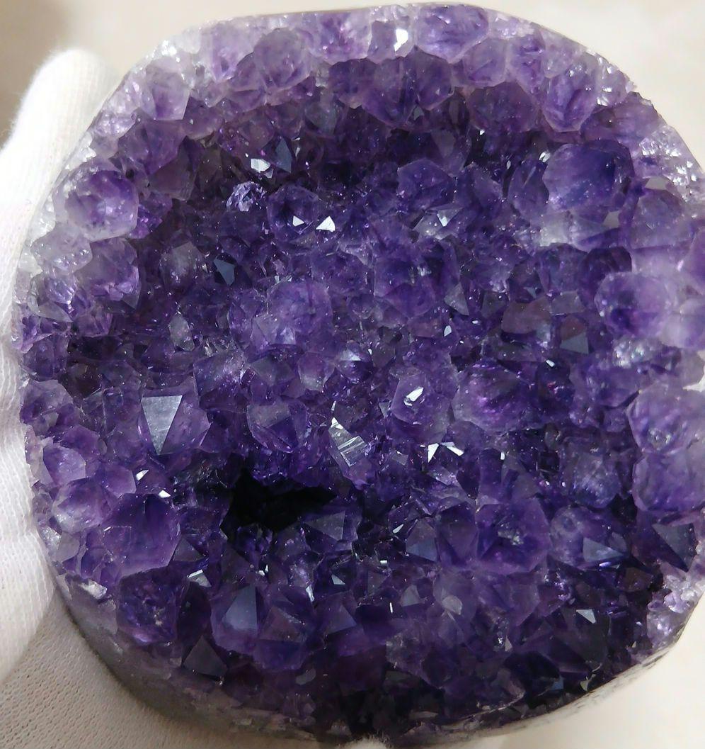 高品質　ウルグアイ産　天然　アメジスト ドーム 原石　天然石　紫水晶　クラスター