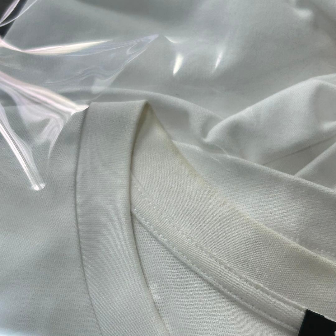 VERSACE セーフティピン ノットディテール クロップドTシャツ　38サイズ