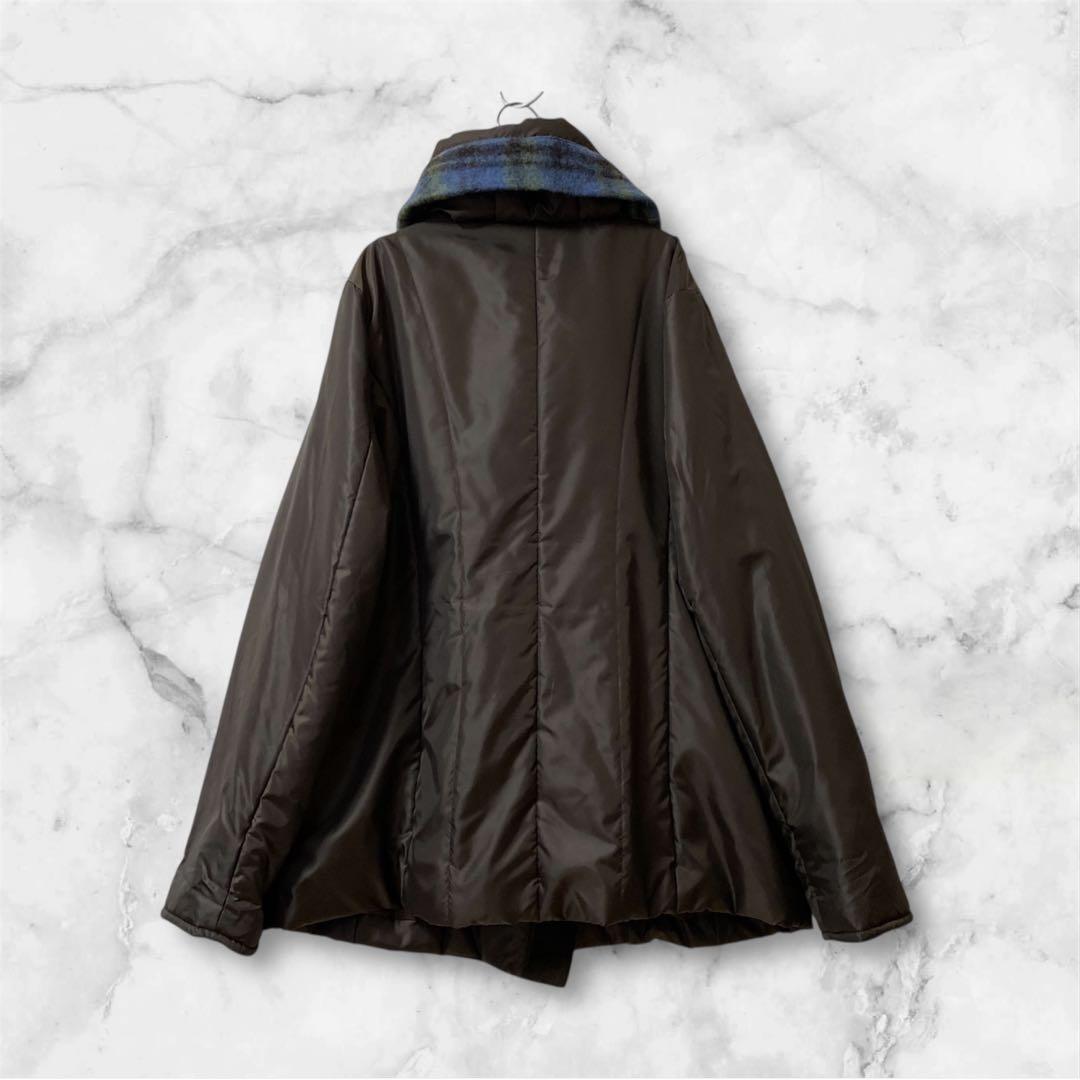 センソユニコ　ショートジャケット　ジャンパー　コート 軽い　楽ちん　ブラウン　L