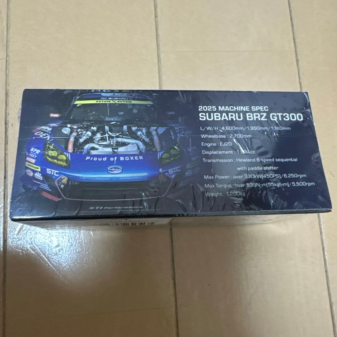 ミニカー 1/64 SUBARU BRZ R&D SPORT GT300 SUPER GT