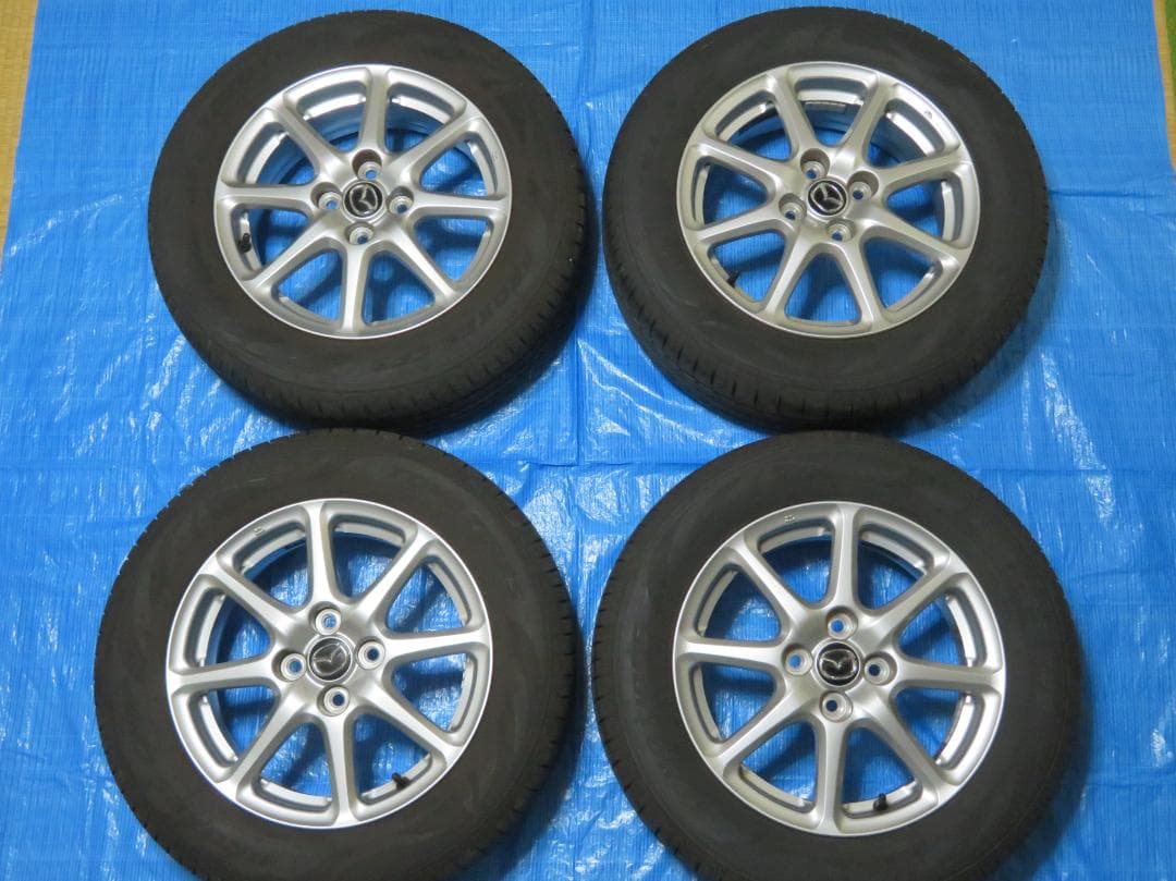 DJLFS デミオ15MB純正ホイール　PROXES CF3タイヤ付き