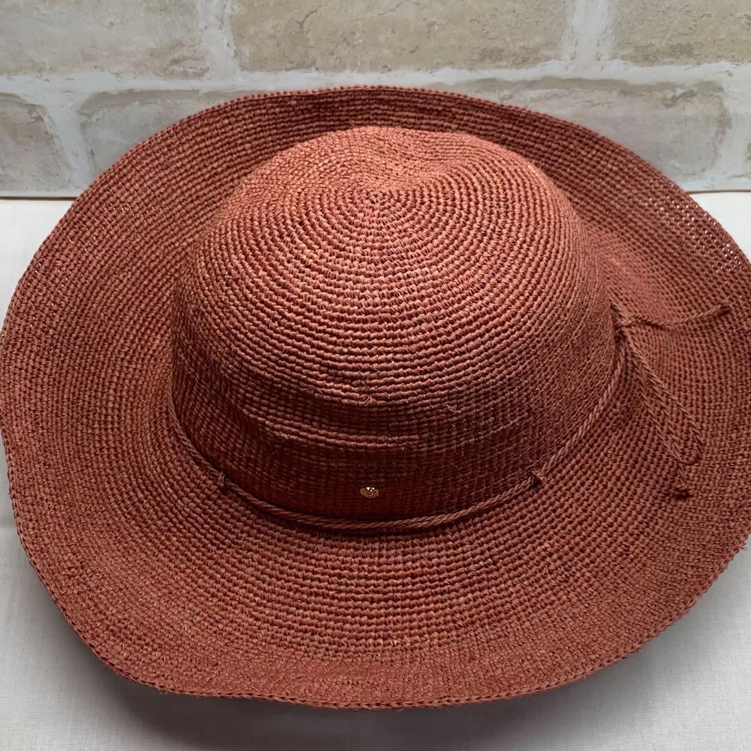 未使用　ヘレンカミンスキー 麦わら帽子　ラフィアハット プロバンス12