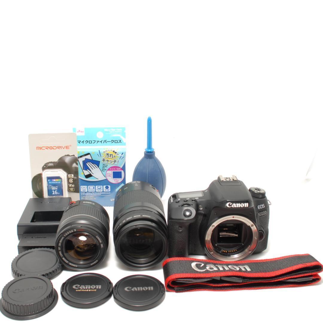 ☘️高画質✨Wi-Fi搭載☘️Canon EOS 9000D 超望遠ダブルレンズ