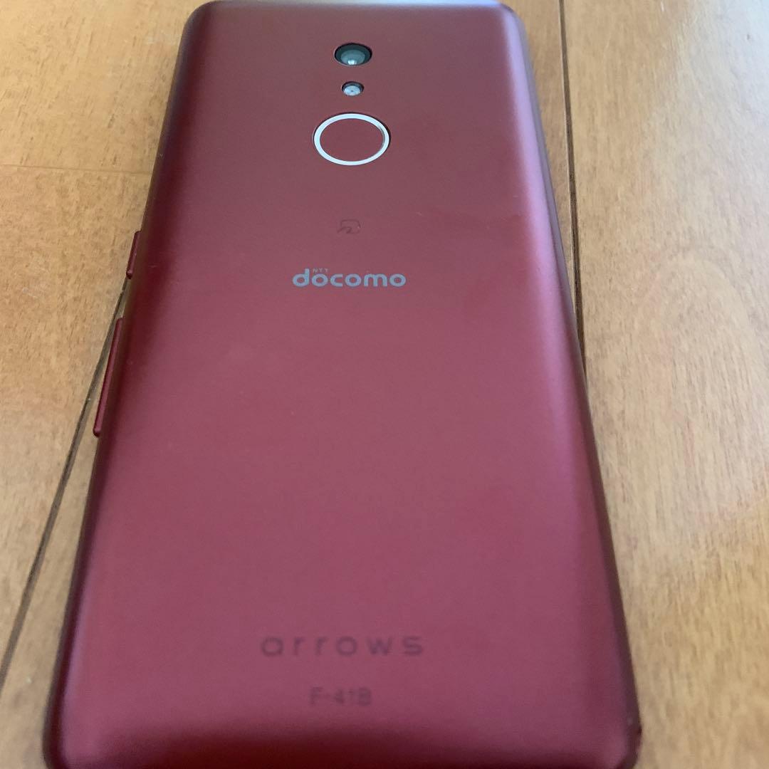 docomo arrows F-41B レッド 専用ケース付き