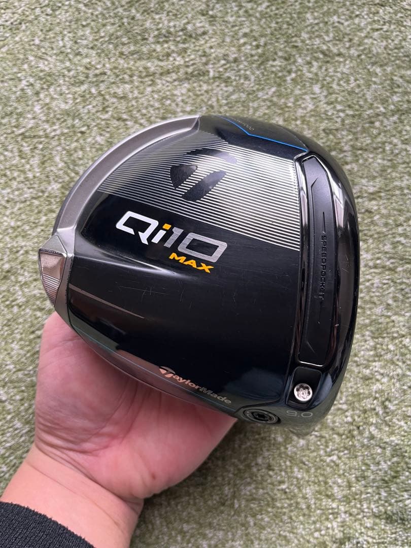 コ*助様 テーラーメイド Qi10MAX 9度 ドライバー ヘッド&ヘッドカバー