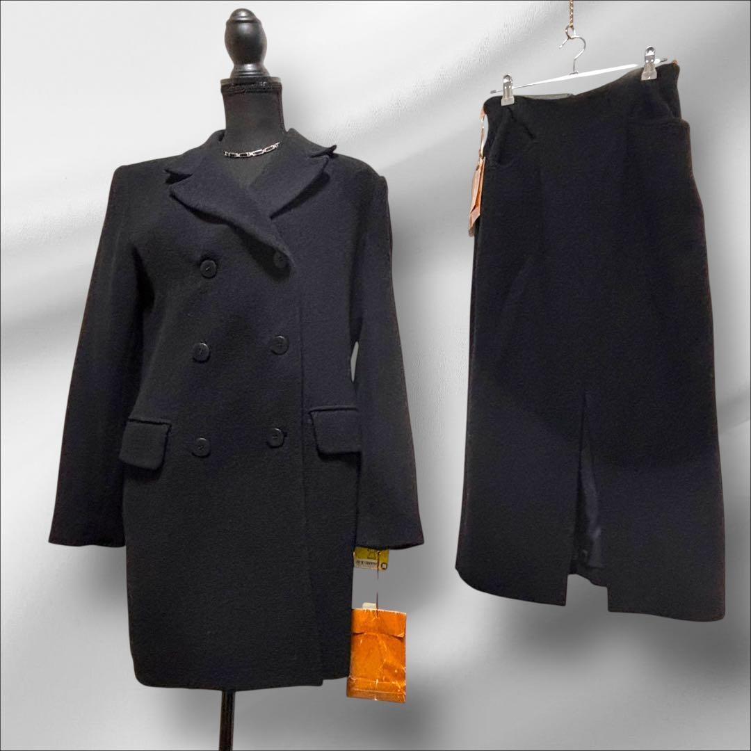 LANCEL【ランセル】 ジャケット&スカート スーツ　マキシ丈スカートM