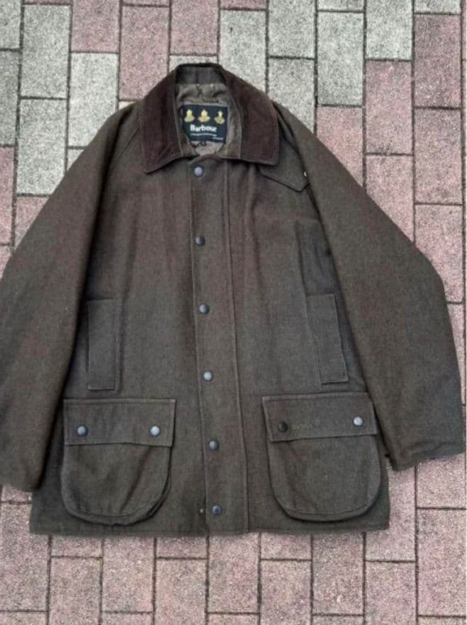 Barbour beaufort ビューフォート　スリークラウン　ウール素材
