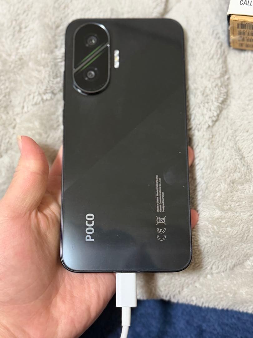 ア*ト様 POCO f7スマートフォン本体 グレー ケース付き
