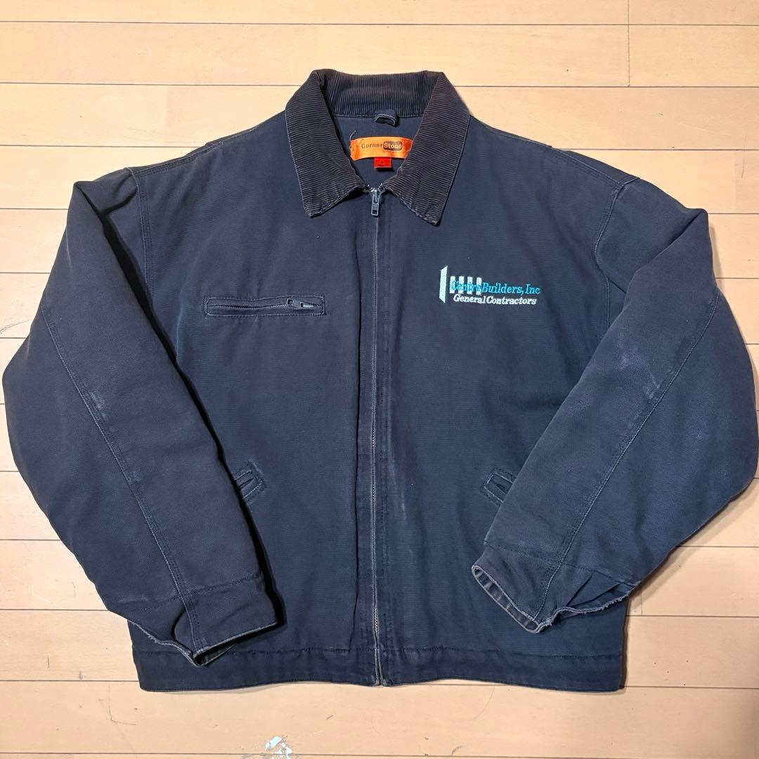 cornerstoneコーナーストーン　ダック地　デトロイトジャケット　企業