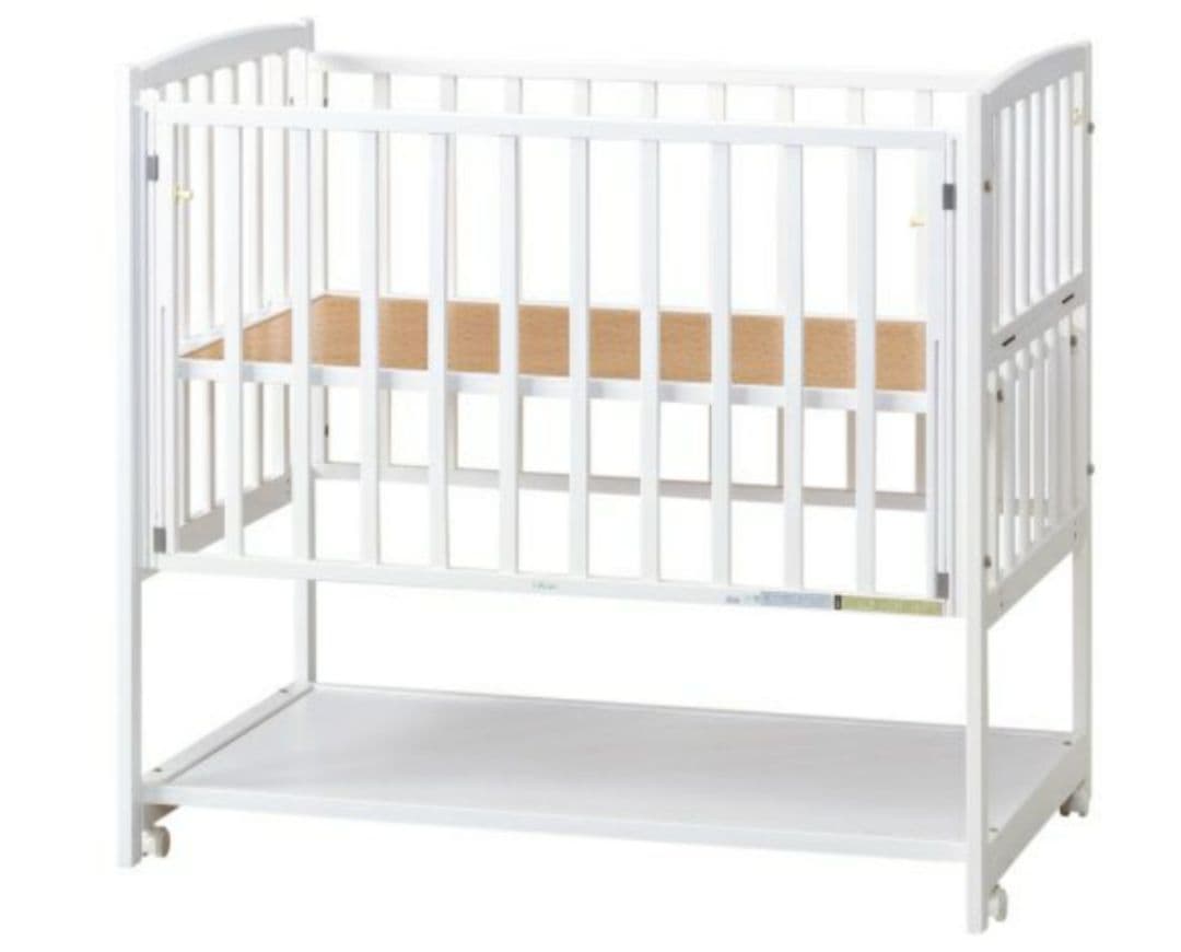 ヤマサキ　ハイタイプベッド　ツーオープン　ベビーベッド