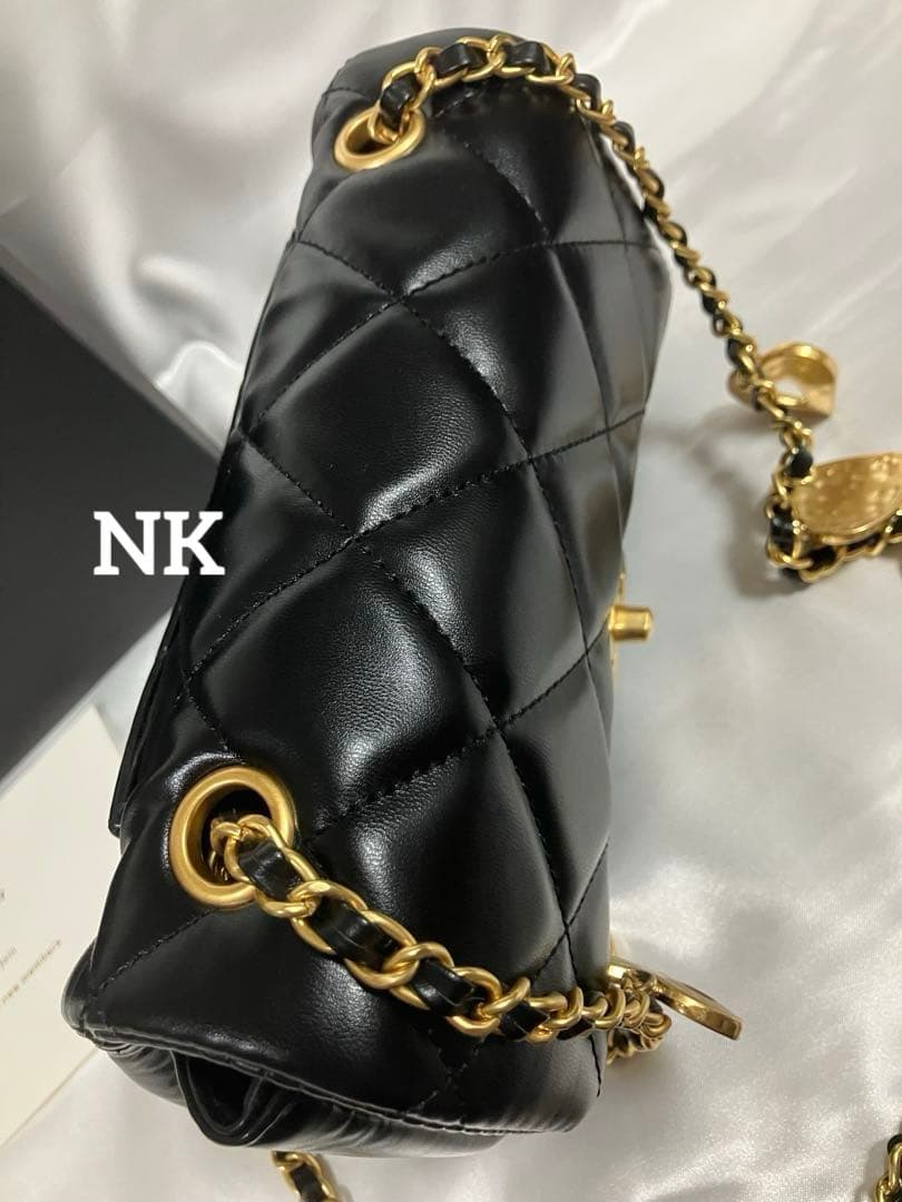 ブラック　ハートチェーン　シャネル　ノベルティ　ショルダーバッグ　VIP 2