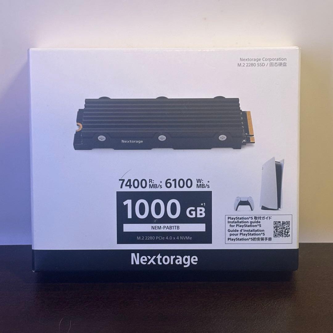 Nextorage 1TB SSD NEM-PAB1TB PS5対応 未開封