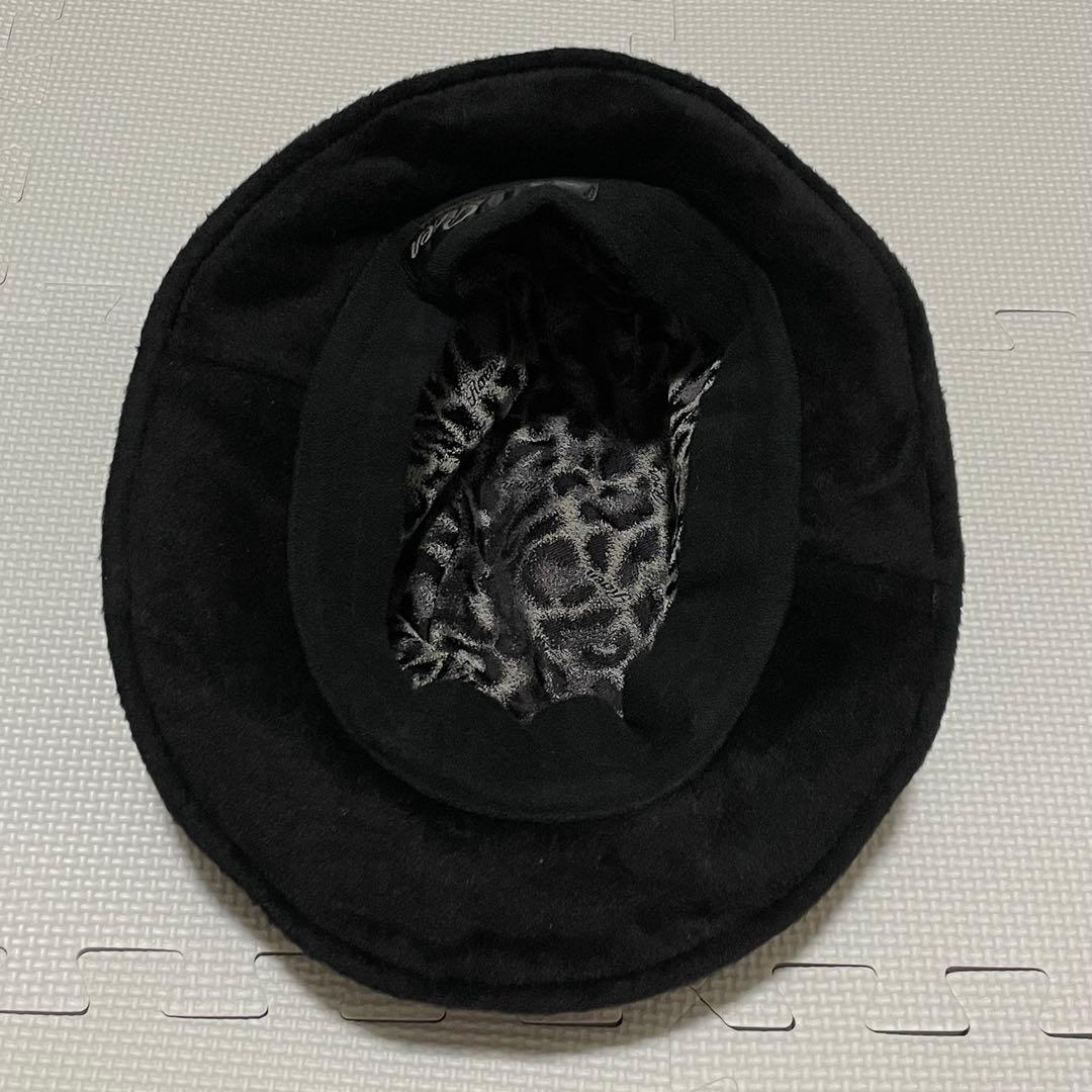 レア 美品 00s Roen ファー 中折れハット grunge つばワイヤー入