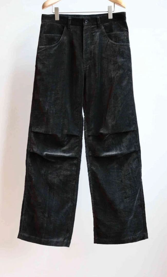 新品 ensou. Derby Pants (Sumi-dyed Black)