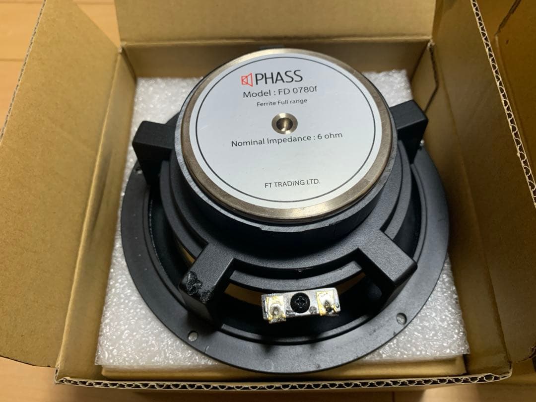 T*R様 PHASS ファス FD0780f 6.5インチ フェライト フルレン