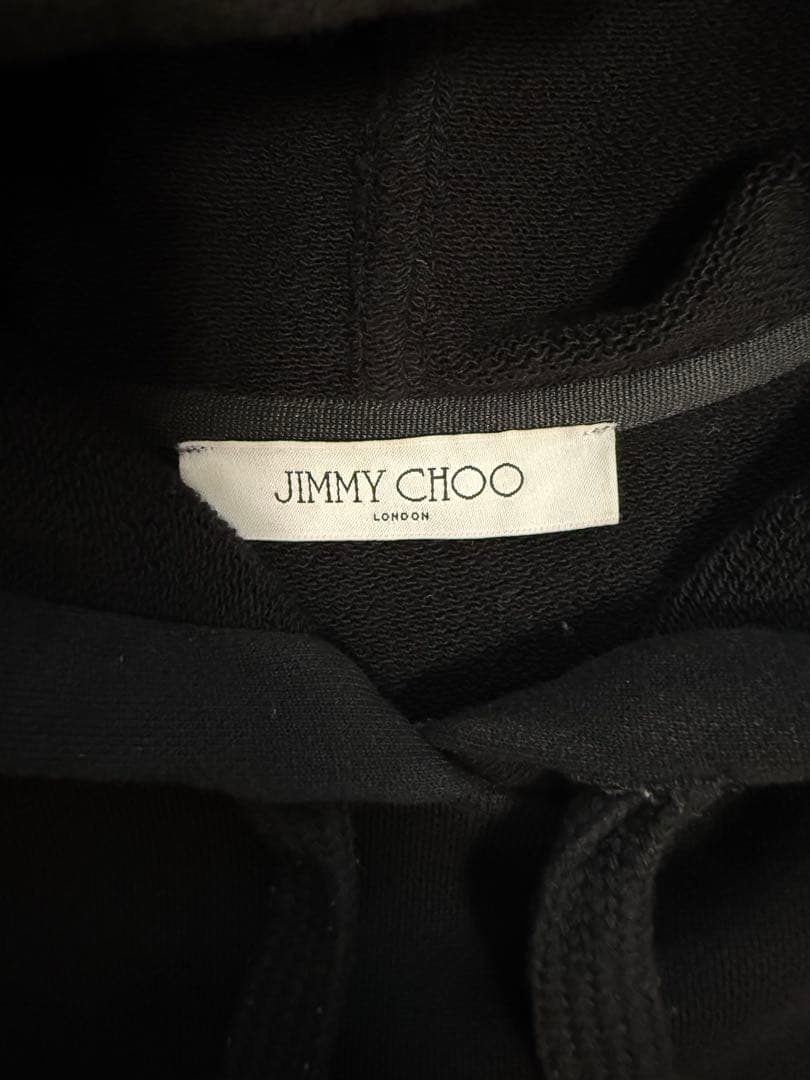JIMMY CHOO ブラック フード付きパーカー