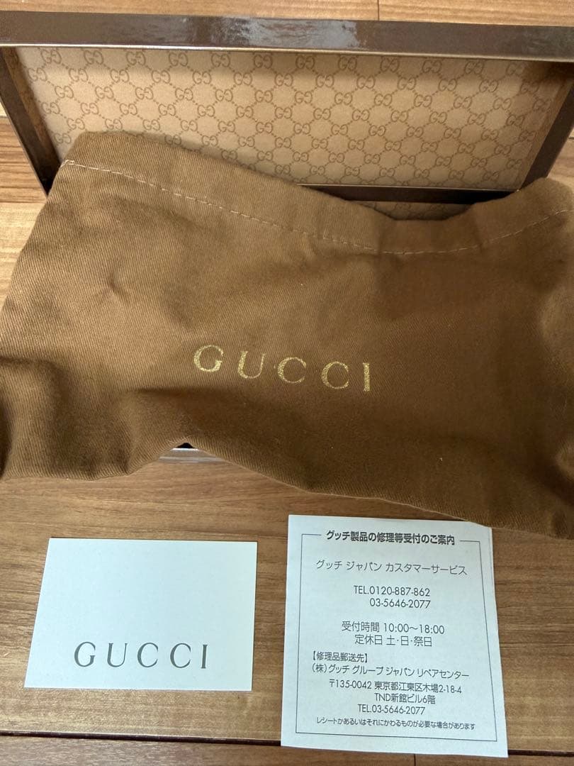 GUCCI ゴールド GGパターン 長財布