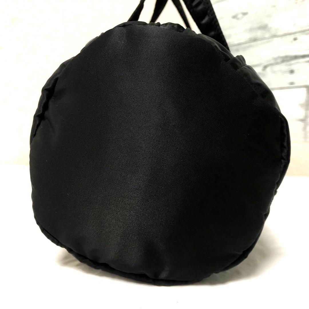 超美品✨人気 ポーター タンカー ミニボストンバッグ ドラム Sサイズ ブラック