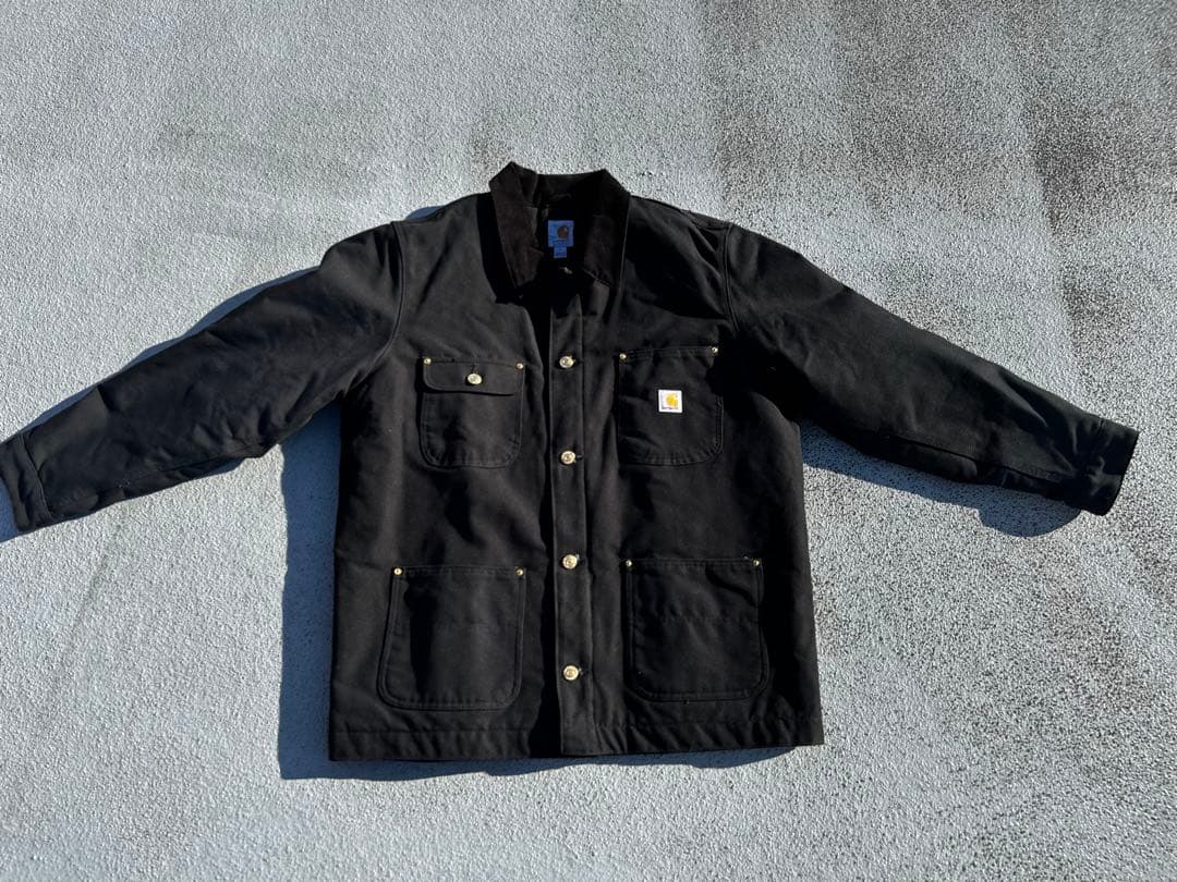 G*B様 Carhartt ブラック カバーオール L