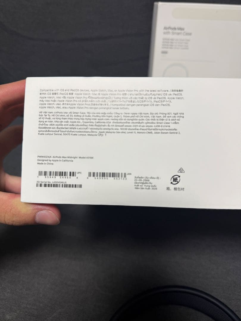 AirPods Max 第二世代　ミッドナイト本体