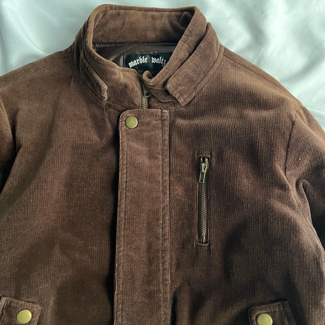 90s vintage コーデュロイ 短丈 ブルゾンジャケット グランジ y2k