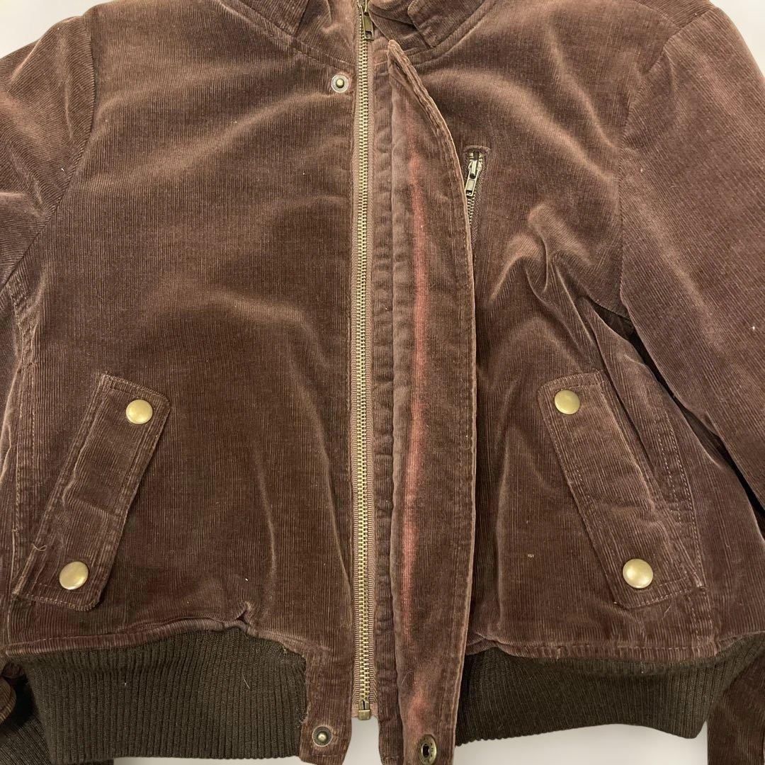 90s vintage コーデュロイ 短丈 ブルゾンジャケット グランジ y2k