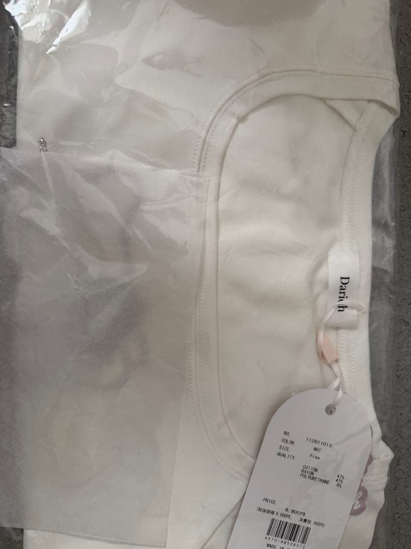 Darich ダーリッチ Hello DarichコンパクトロングTシャツ