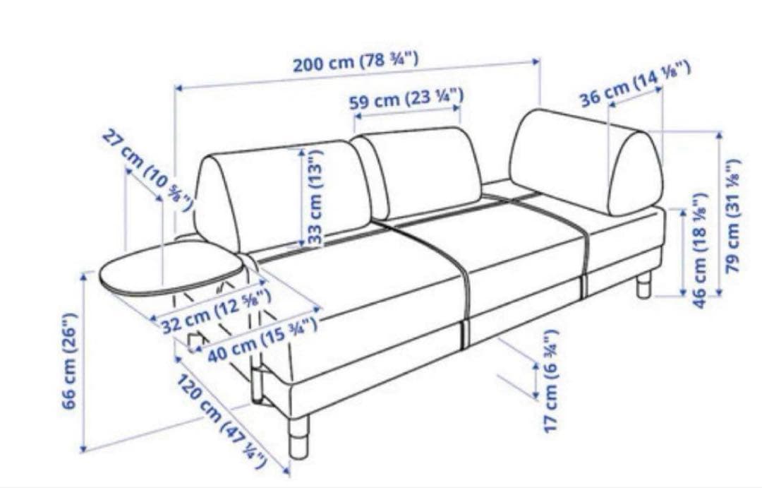 定価15万円　IKEA ソファベッド　フロッテボー
