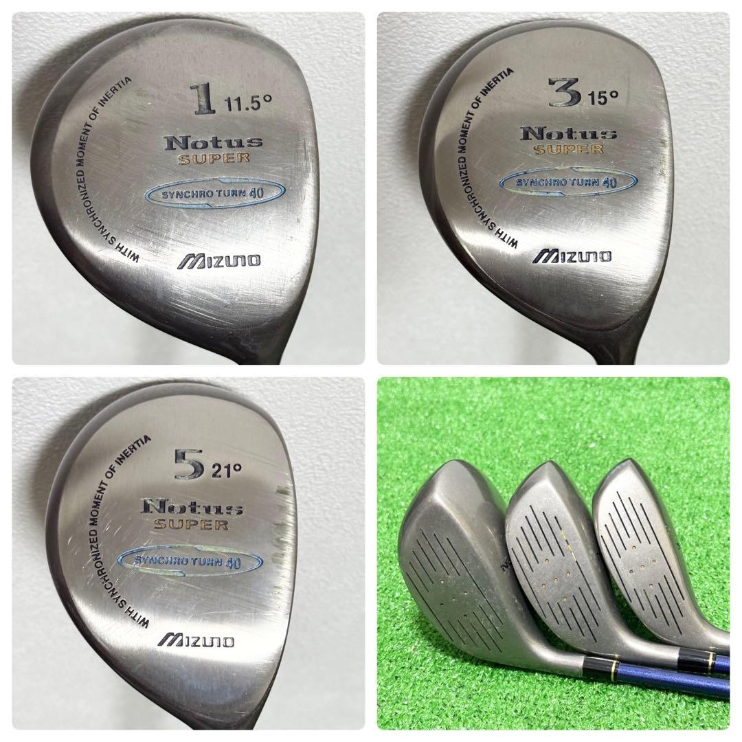 ミズノ Notus 統一 初心者 メンズ ゴルフクラブセット フルセット 一式