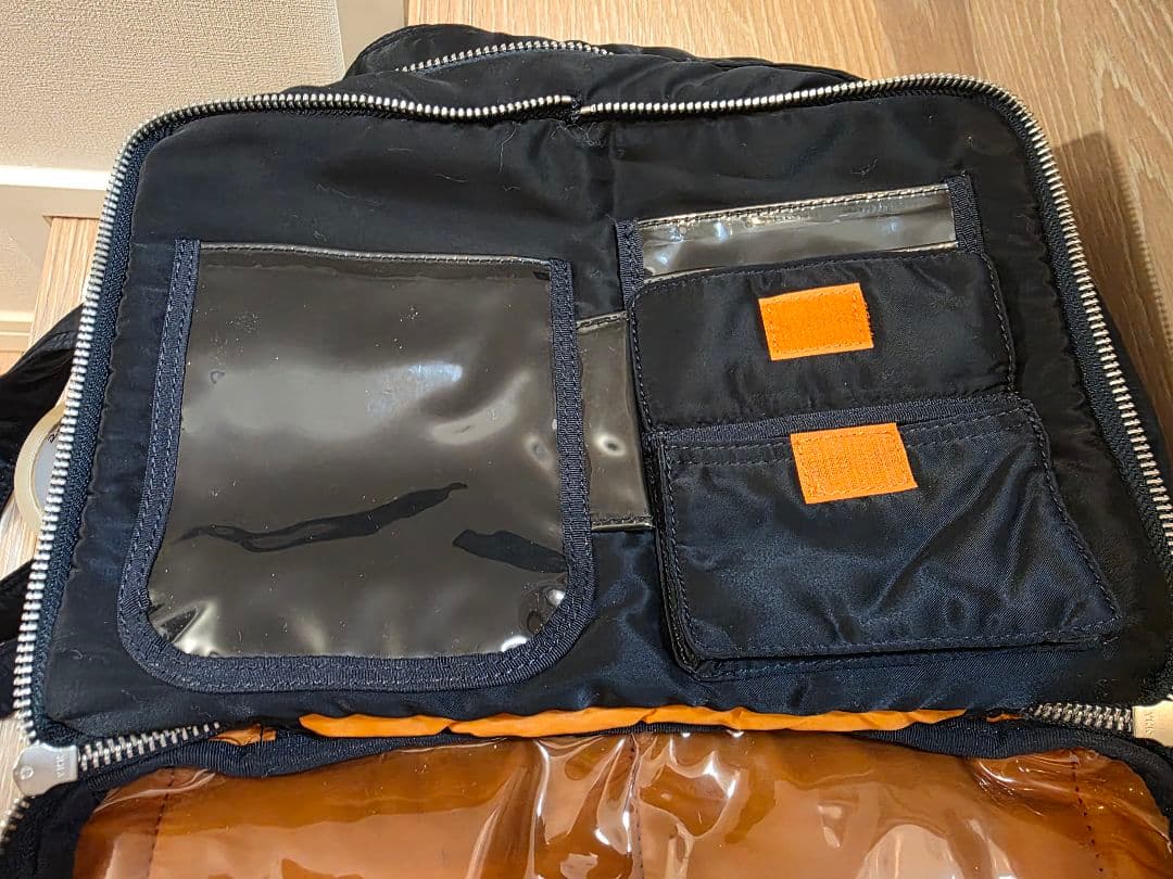 ​【美品】ヘッドポーター タンカー ショルダーバッグ ネイビーLサイズ 2層式