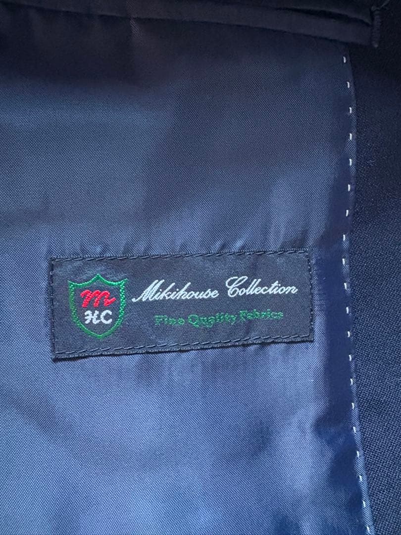 【美品】ミキハウスコレクション フォーマルスーツセット120cm 蝶ネクタイ付き