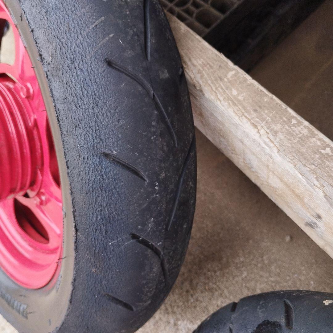 今日だけ　美品ＹＳＲ５０ ＹＳＲ８０ 前後ホイールタイヤ付き