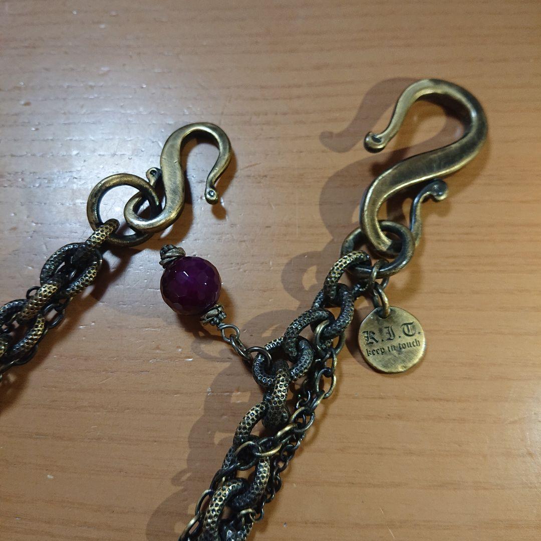 ytokki_ K.I.T. ウォレットチェーン ゴールド ブロンズ