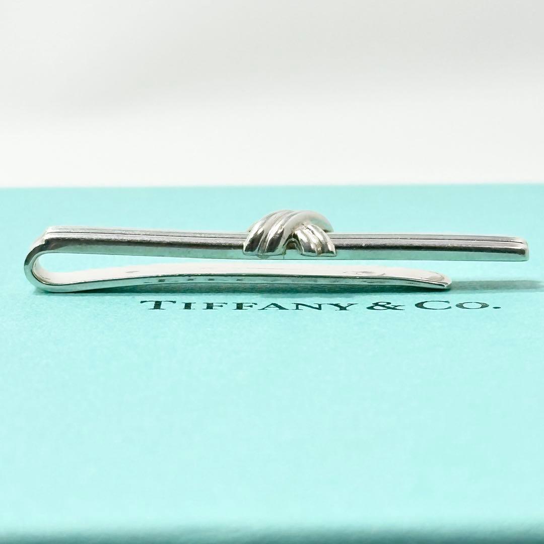 Tiffany シグネチャー　クロス　ネクタイピン　Ag925 タイピン