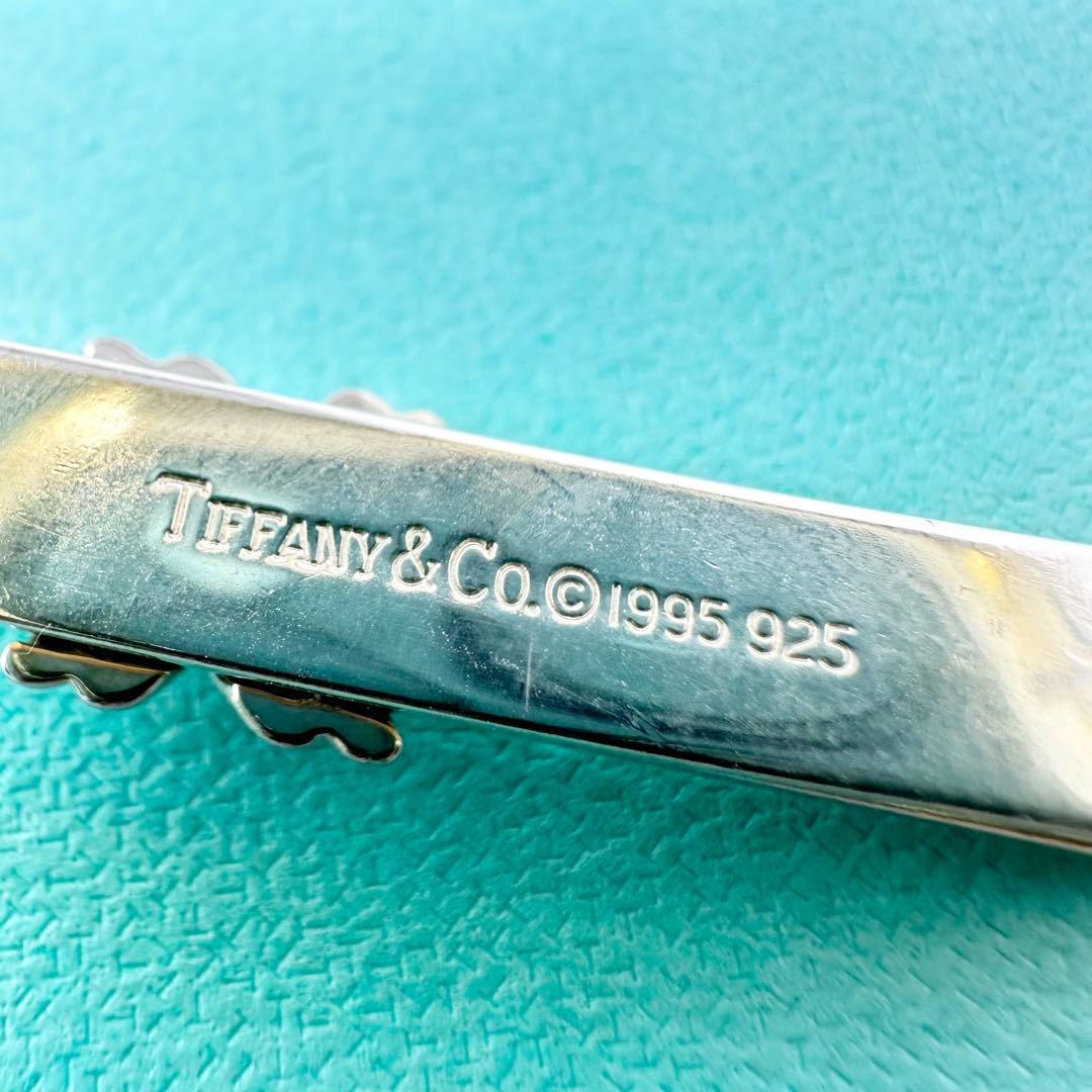 Tiffany シグネチャー　クロス　ネクタイピン　Ag925 タイピン