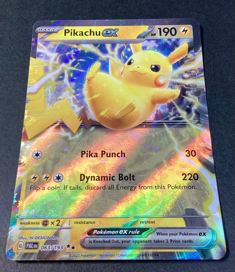 ポケモンカードゲーム　ピカチュウV、 EX3枚セット　英語版　Pikachu