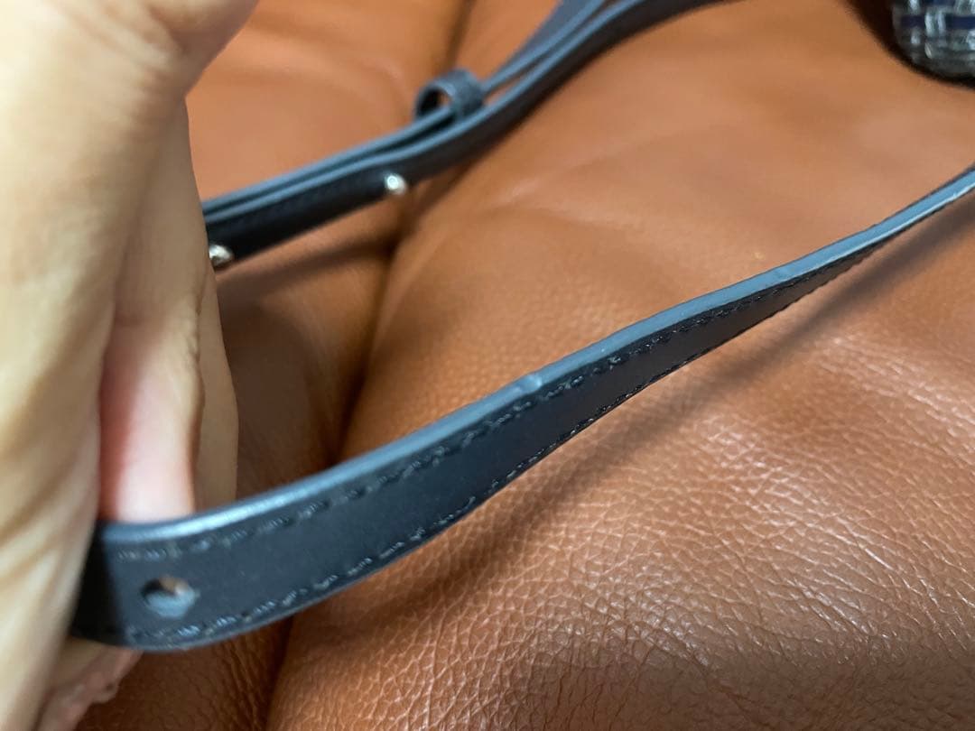 アンテプリマ　イントレッチオ　ミニアトゥーラ　ショルダー　ネイビー　美品