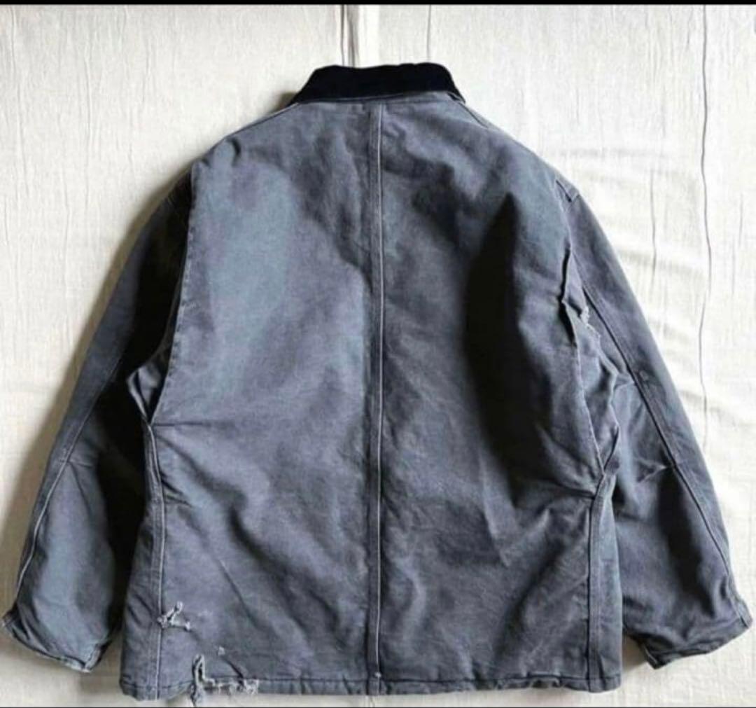carhartt カーハート トラディショナルコート XL ボロ 企業ロゴ