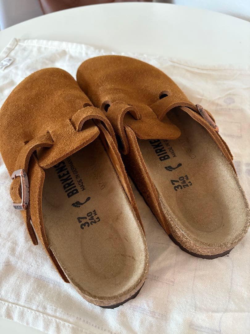 BIRKENSTOCK ブラウン サボサンダル 37
