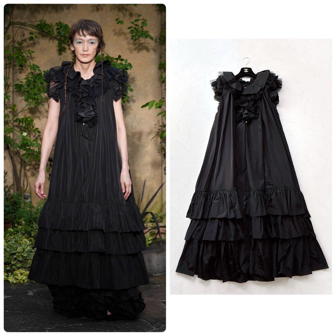 【VIVIANO】定価10万＊25SS　チュールドレス　ノースリーブワンピース