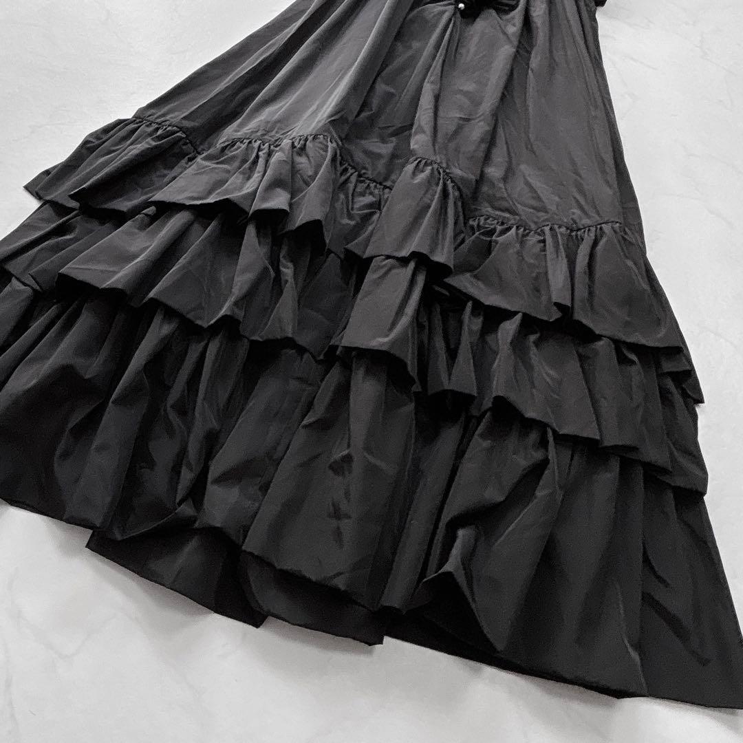 【VIVIANO】定価10万＊25SS　チュールドレス　ノースリーブワンピース