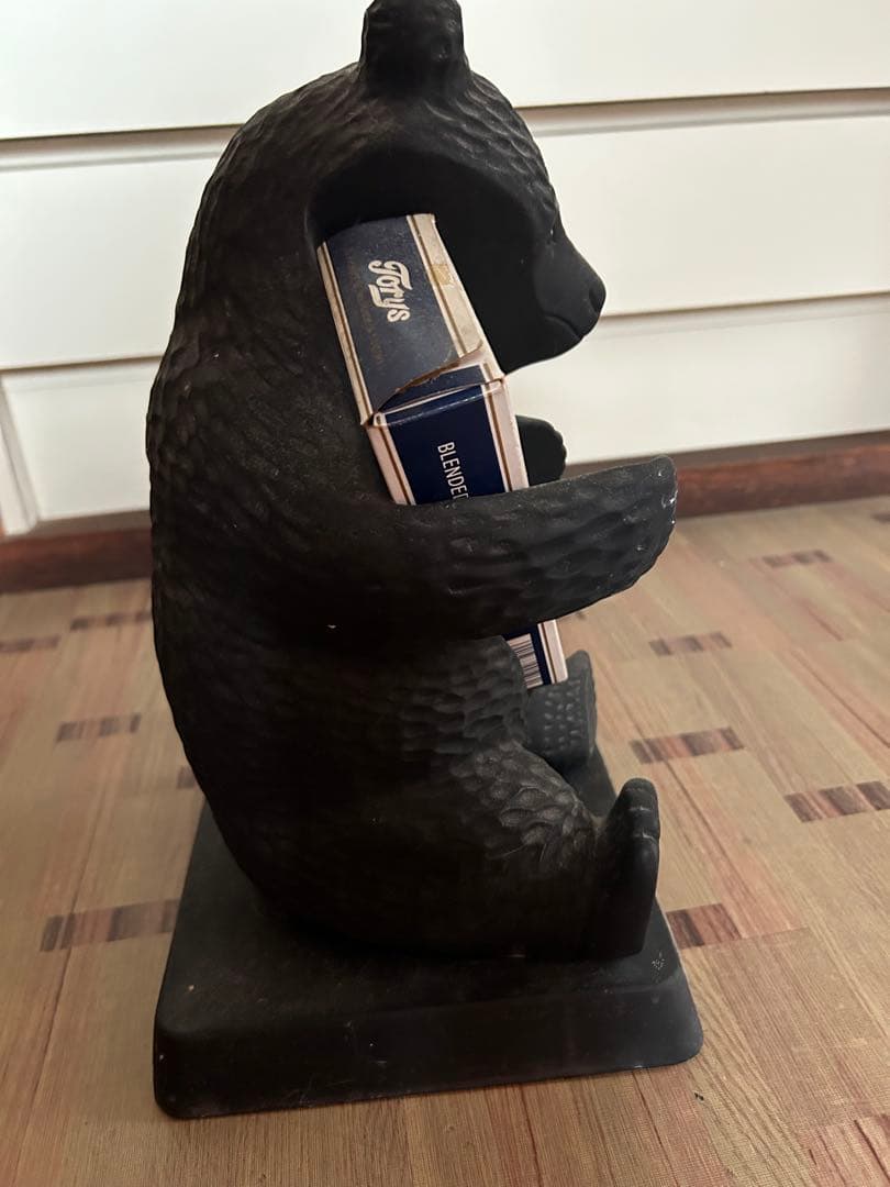 サントリー ニッカウイスキー トリスウイスキー クマの陶器置物