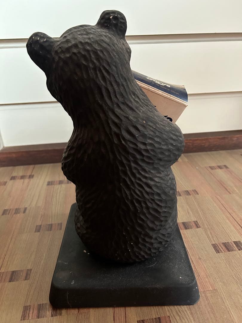 サントリー ニッカウイスキー トリスウイスキー クマの陶器置物