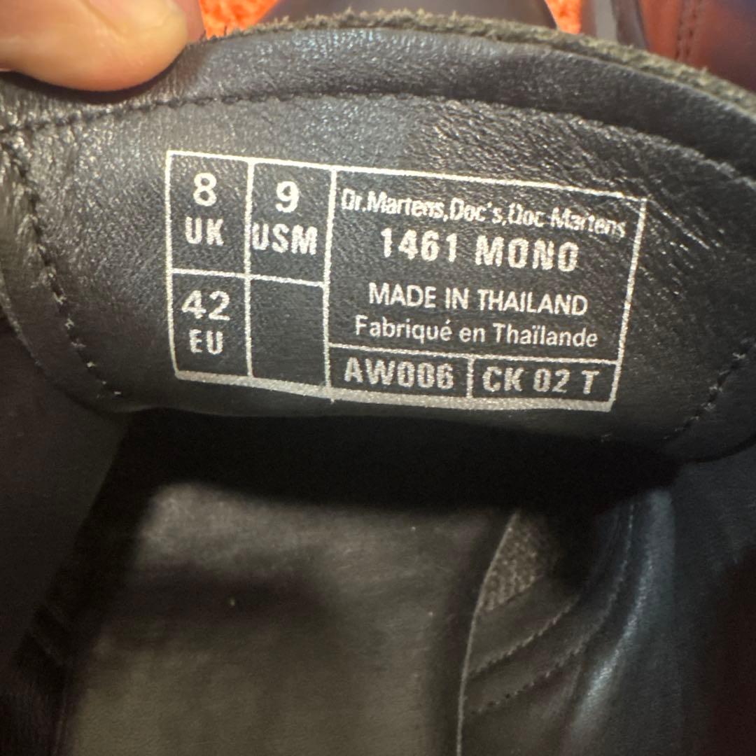 【美品】Dr.Martens 1461 MONO 3ホール 黒 26.5cm