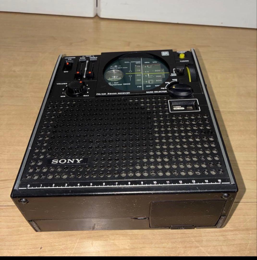 SONY スカイセンサーICF-5600 ACアダプター付き
